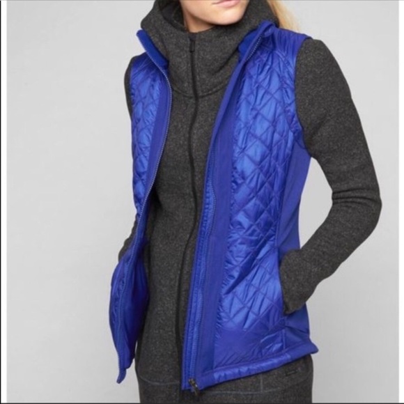 Athleta Jackets & Blazers - ATHLETA Rock Springs Quilted Puffer Vest Cobalt Blue XS Excellent Condition